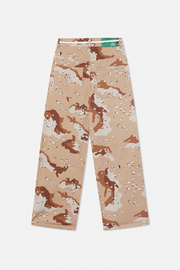 Scuffers Oversized Brown Camo Pants | QIJYKPC-76