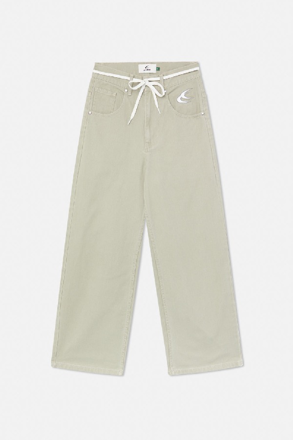 Scuffers Oversized Green Jeans Pants | THWNQXC-04