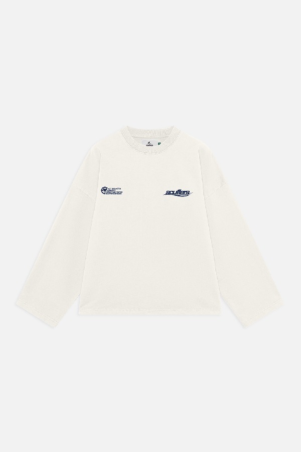 Scuffers Palm Crewneck Ecru | SEIVBPZ-16