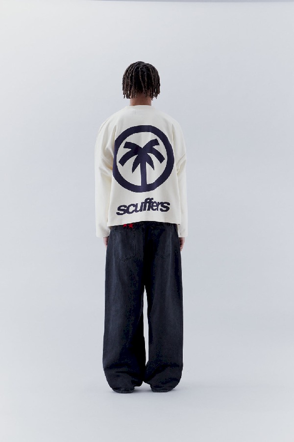 Scuffers Palm Crewneck Ecru | SEIVBPZ-16