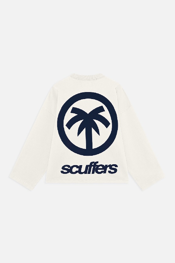 Scuffers Palm Crewneck Ecru | SEIVBPZ-16