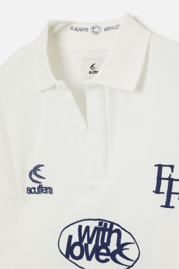 Scuffers Paris Polo White | NHKWQZJ-84