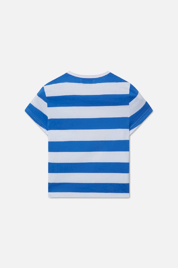 Scuffers Paris Top T-Shirts Navy Striped | UHXPTGM-91