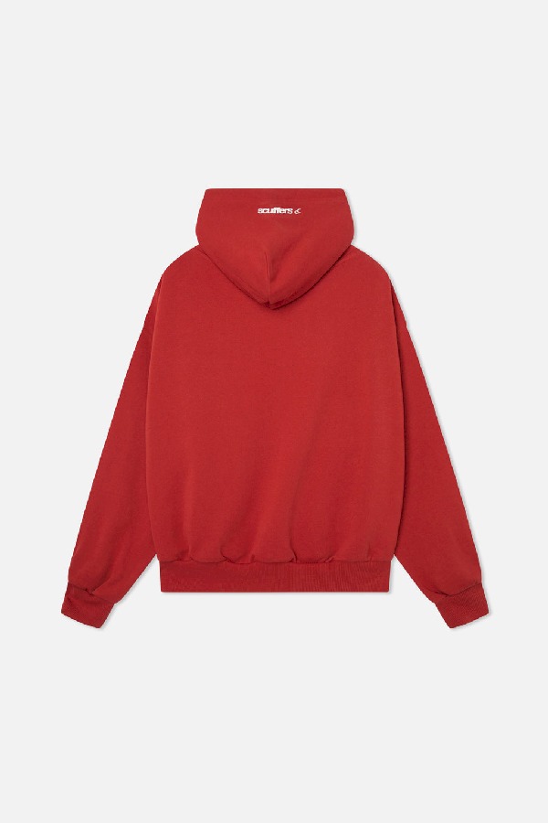 Scuffers Picnic Hoodies Dark Red | VWDETXO-48