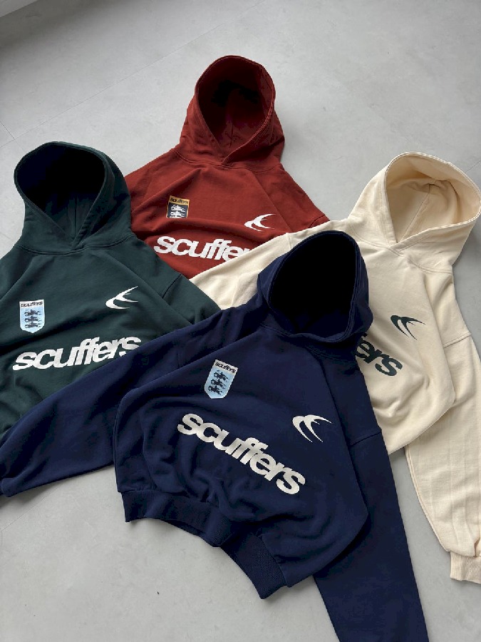 Scuffers Picnic Hoodies Ecru | EBMLVTU-70