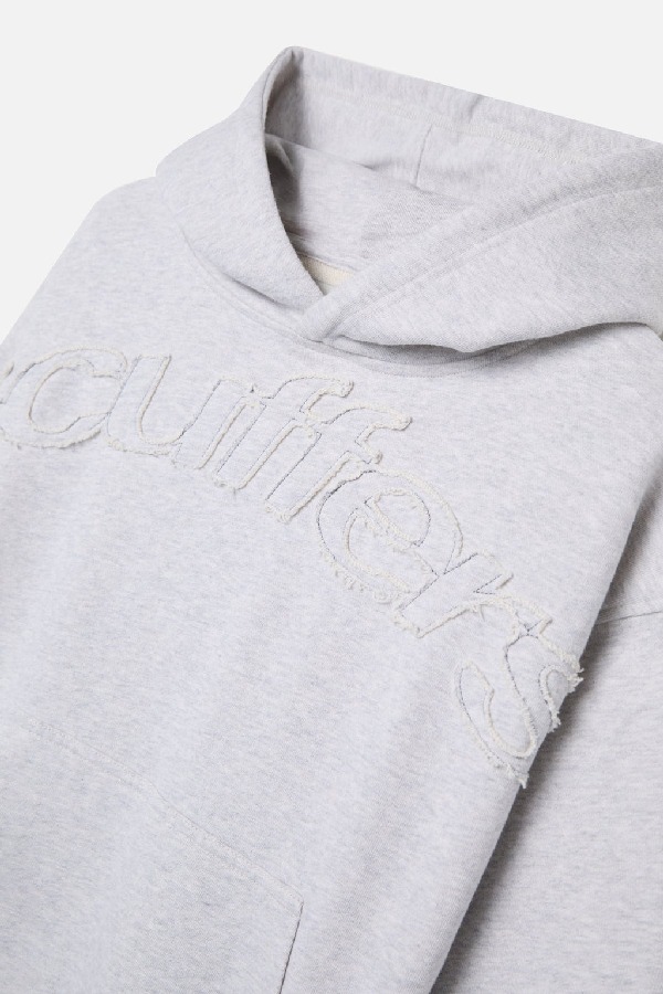 Scuffers Raw Hoodies Light Grey | DNVQMEO-79