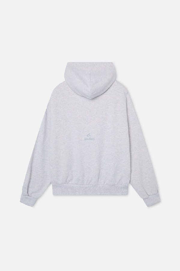 Scuffers Raw Hoodies Light Grey | DNVQMEO-79