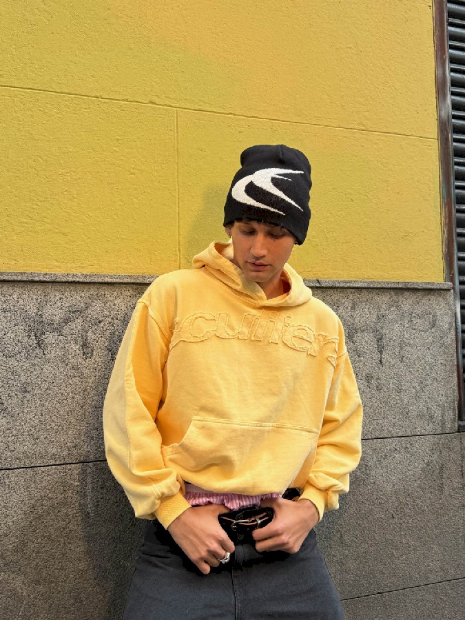 Scuffers Raw Hoodies Yellow | ALKEXYZ-13