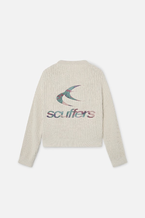 Scuffers Rookie Knit Knitwear Ecru | YEASWIH-30