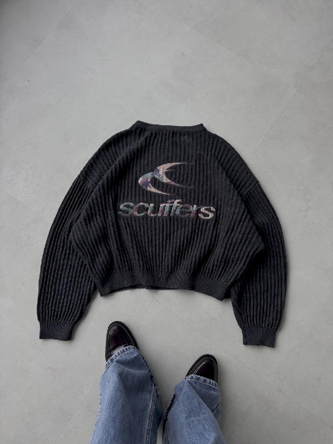 Scuffers Rookie Knit Knitwear Grey | NCTZGRB-98