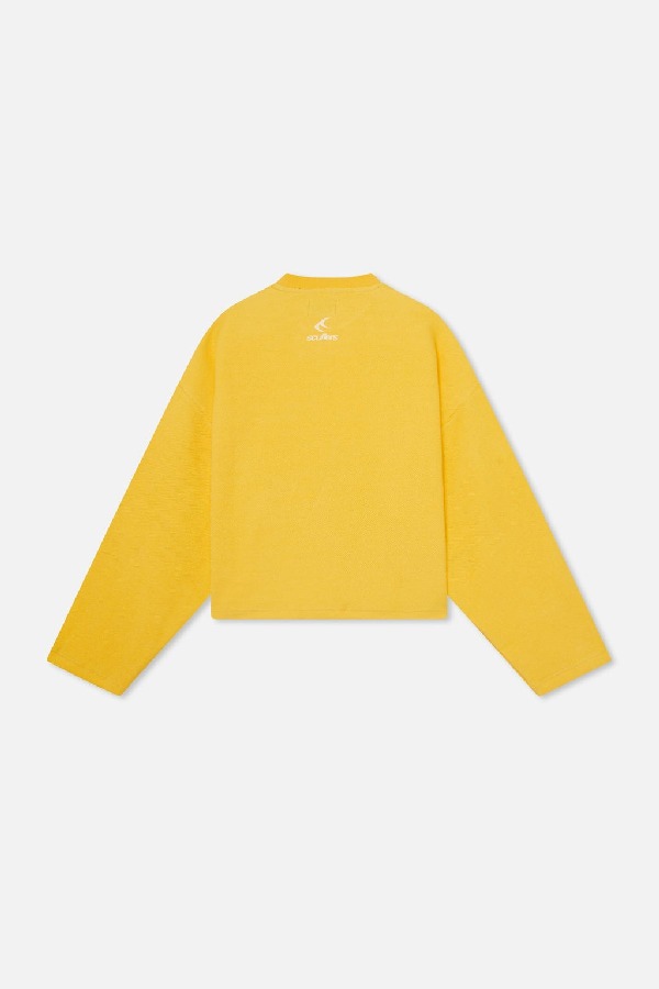 Scuffers SSS League Sweatshirts Yellow | QOKXYEV-59