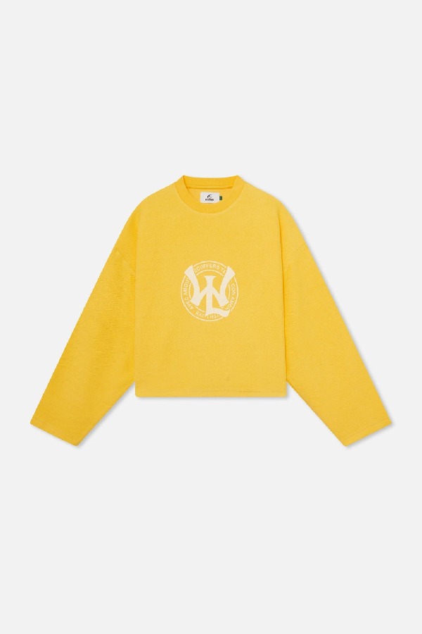 Scuffers SSS League Sweatshirts Yellow | QOKXYEV-59