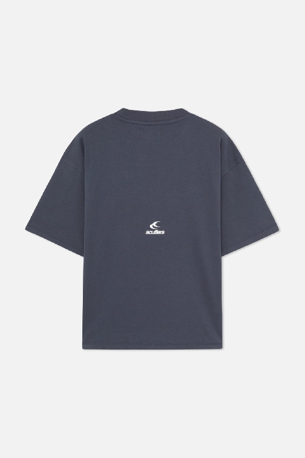 Scuffers SSS Yankee T-Shirts Navy | HZKASIQ-01