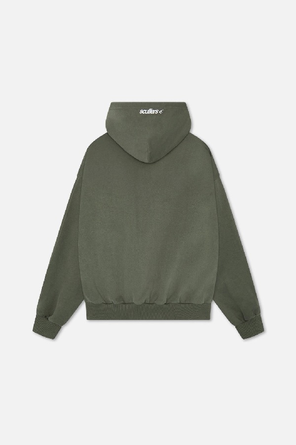 Scuffers Safari Hoodies Green | EITLJBS-17