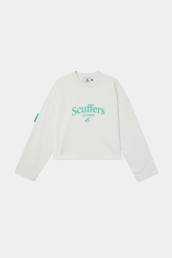 Scuffers Scff Madrid Sweatshirts Light Grey | BCOXMYI-13