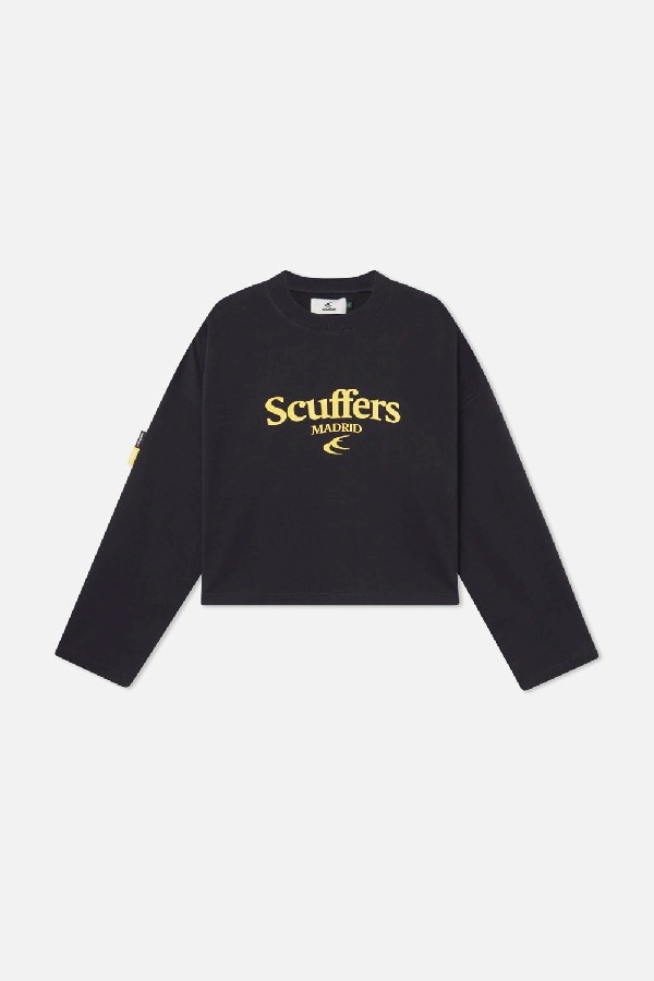 Scuffers Scff Madrid Sweatshirts Navy | QMZOWXE-19