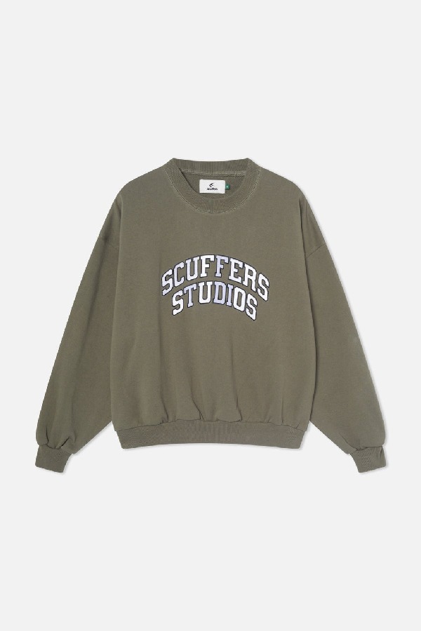 Scuffers Semi Crewneck Brown | OLZSVDQ-95