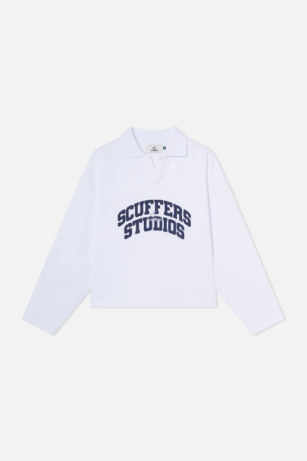 Scuffers Semi Polo White | HGCLTBD-08