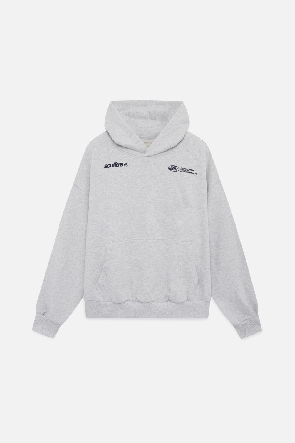 Scuffers Sign Hoodies Light Grey | ZMUFCJN-60