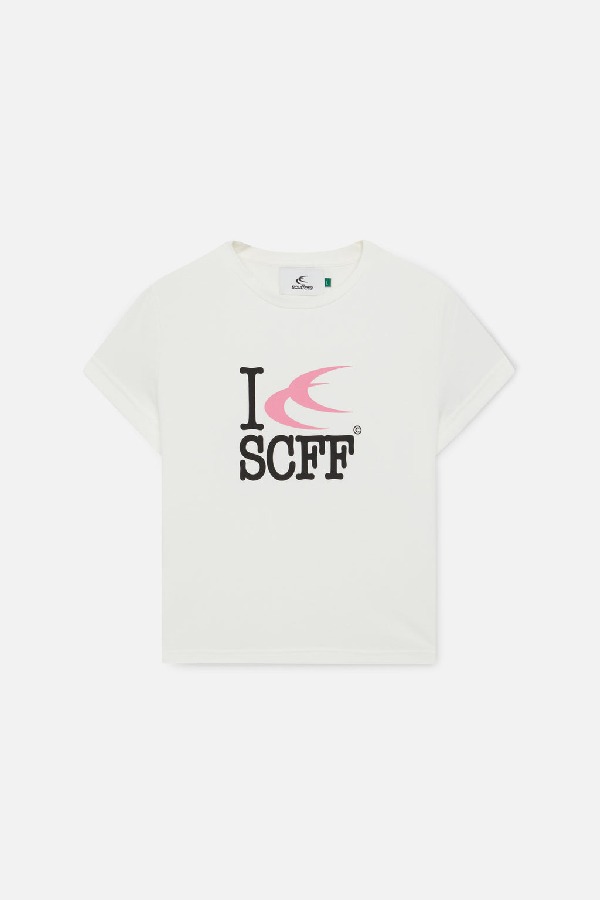 Scuffers Souvenir Top T-Shirts Ecru | EJRQNFD-19