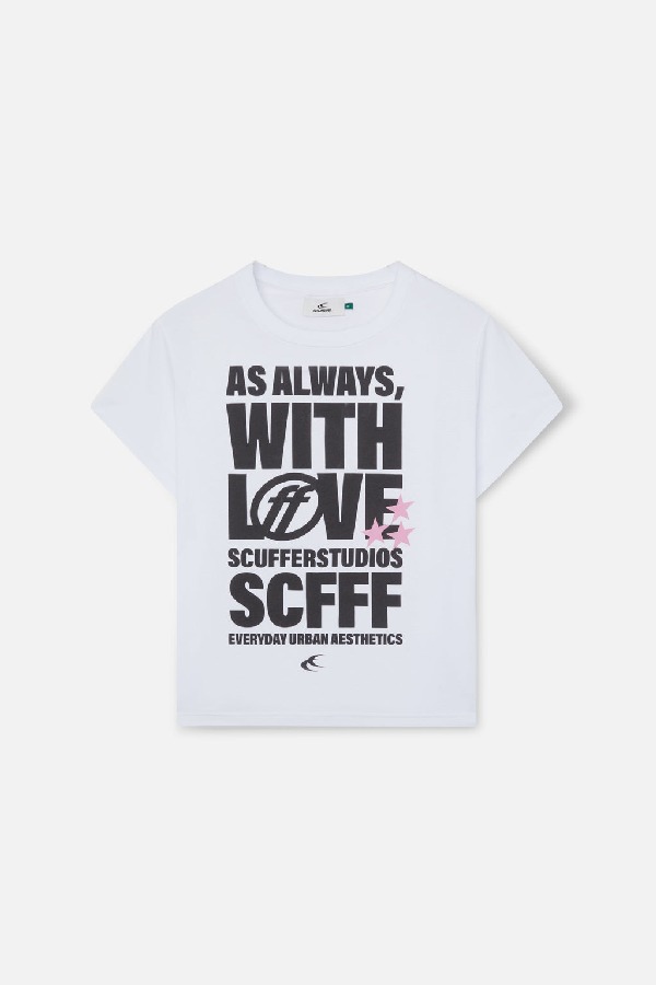 Scuffers Spam Top T-Shirts White | PTBRCGZ-78