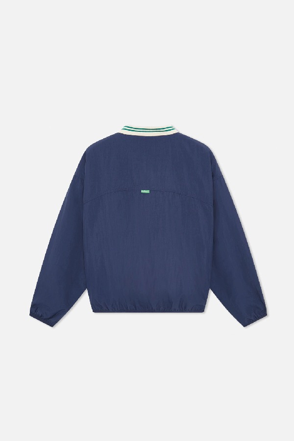 Scuffers Sports Tech Crewneck Navy & Green | TESFMCH-20