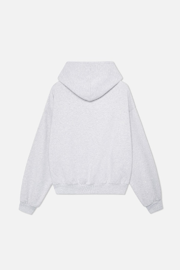 Scuffers Stained Hoodies Light Grey | VHPRSNB-92