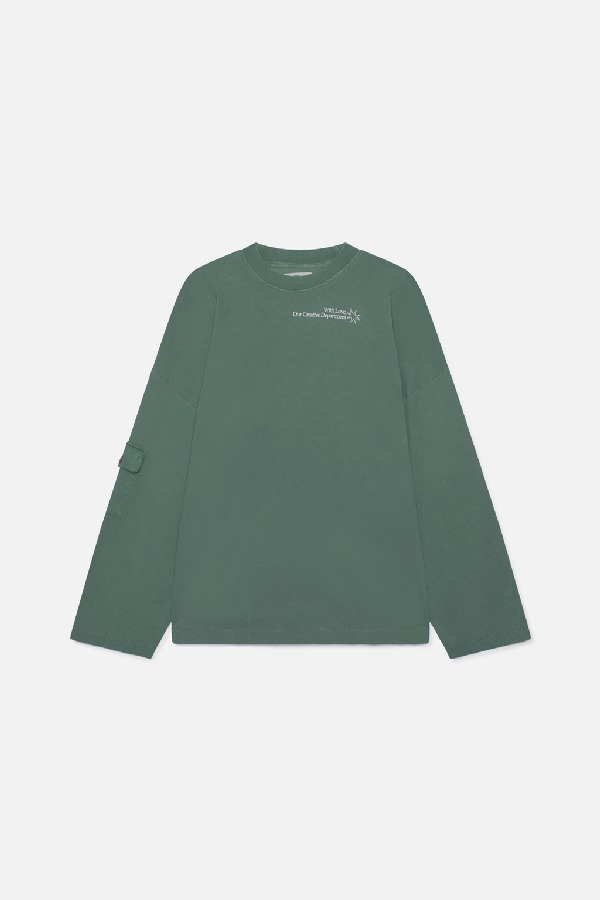 Scuffers Star Sweatshirt Crewneck Green | UARXKQF-52