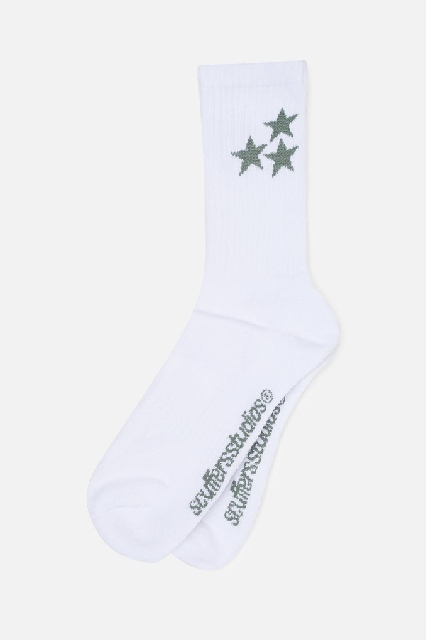 Scuffers Stars Socks Ecru | BCTDMYK-94