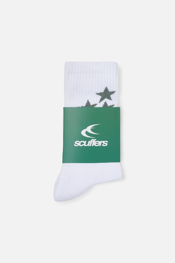 Scuffers Stars Socks Ecru | BCTDMYK-94