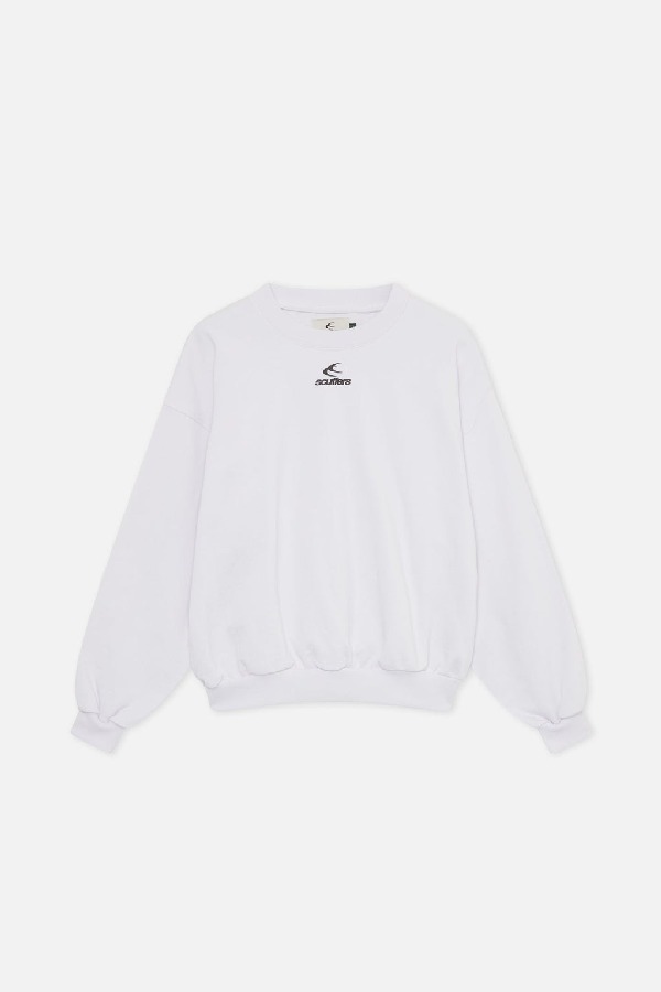 Scuffers Stripes Crewneck White | WTKUPMR-01