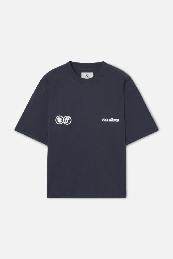 Scuffers Tarifa T-Shirts Navy | NAPIUSW-26