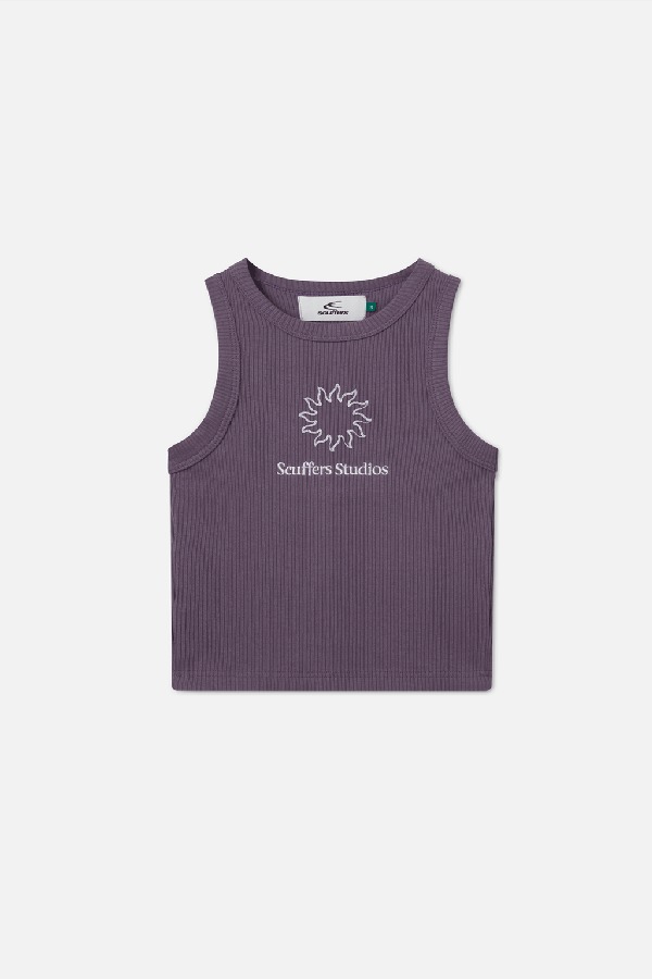 Scuffers Tarifa Tank Top Dark Purple | DVYLFZX-69