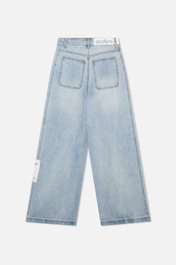 Scuffers Tech Denim Pants Blue | LGNWIDJ-87