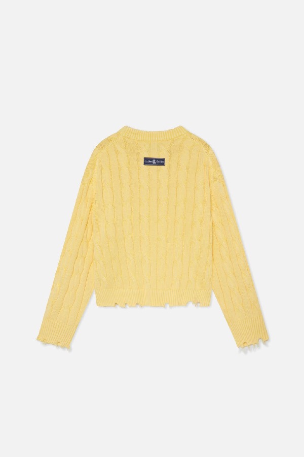 Scuffers Trench Jersey Yellow | VUCPQDB-41