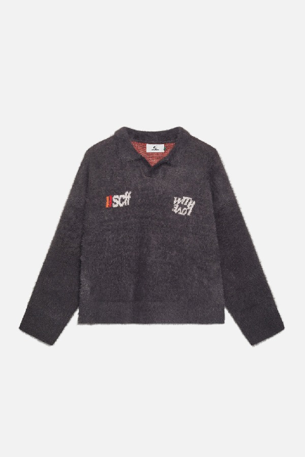 Scuffers WRLD Knitwear Jersey Pavement | VDELJGZ-23