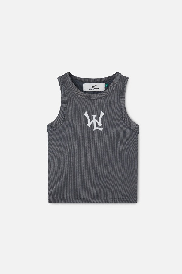 Scuffers With Love Tank Top Grey | OMFCHIW-06