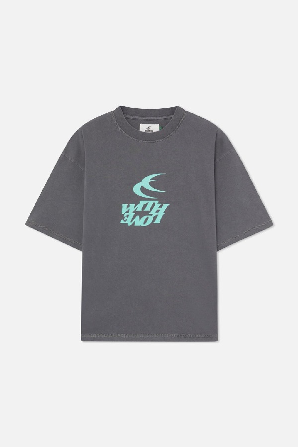 Scuffers With Moon T-Shirts Asphalt | BQGJUZI-50