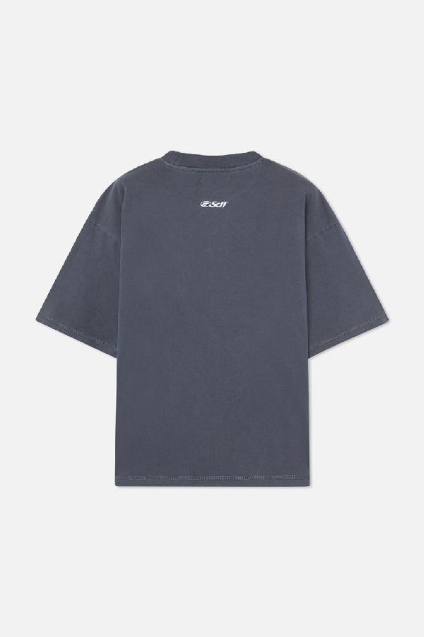 Scuffers With Moon T-Shirts Dark Blue | FIHURGL-90