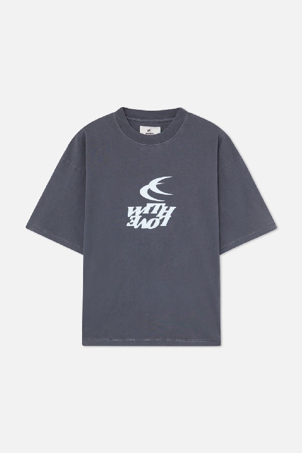 Scuffers With Moon T-Shirts Dark Blue | FIHURGL-90