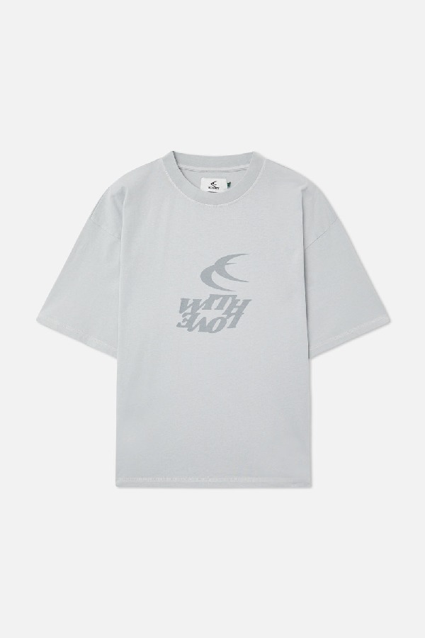 Scuffers With Moon T-Shirts Grey | UBLEHSJ-14