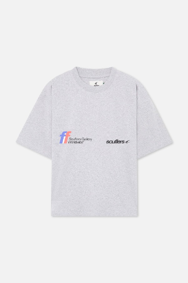 Scuffers Worldwide T-Shirts Melange | SJTDNOQ-12